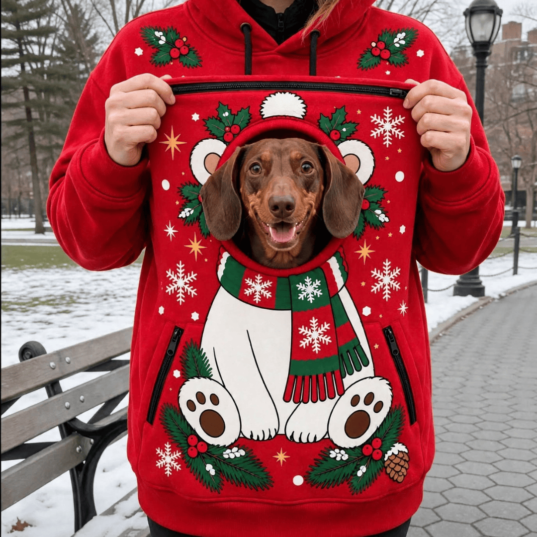 Elf Christmas face hoodie