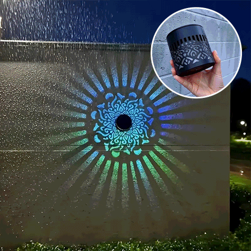 Mandala light outdoor glow animation