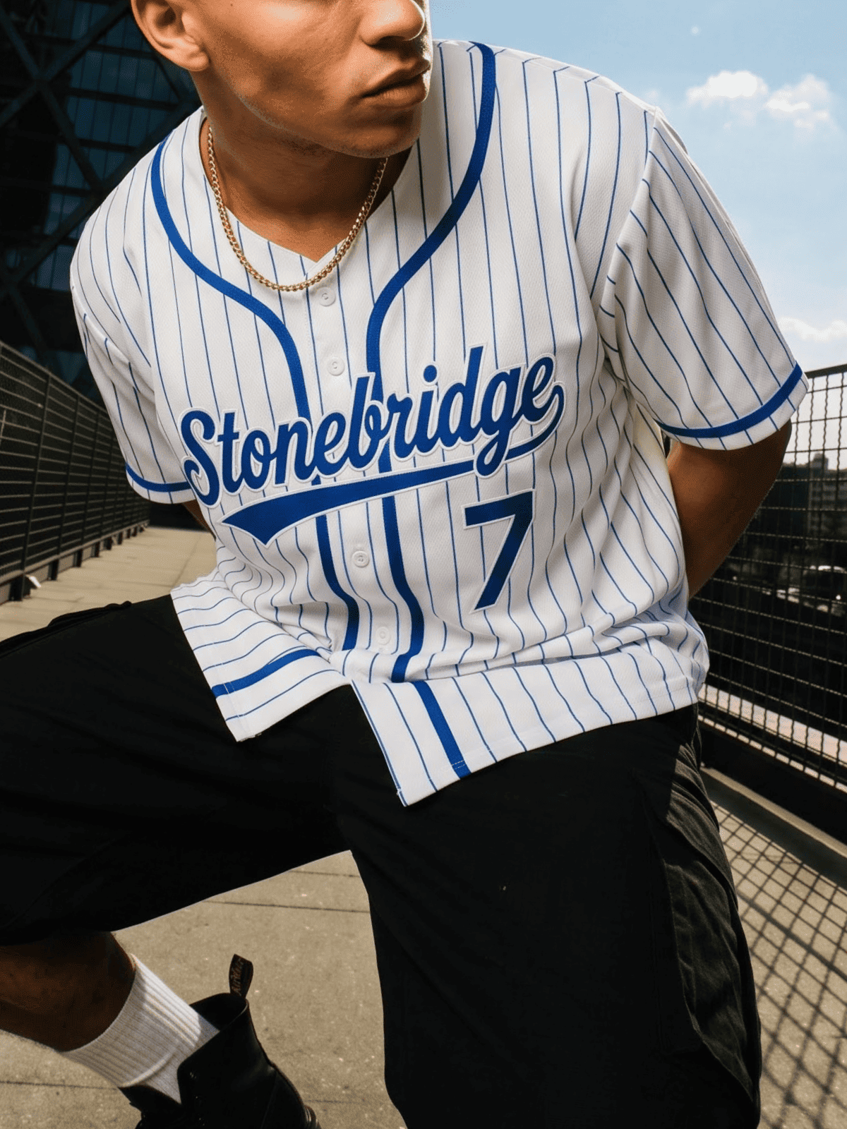 alt="Custom Baseball Pinstripe Collection"