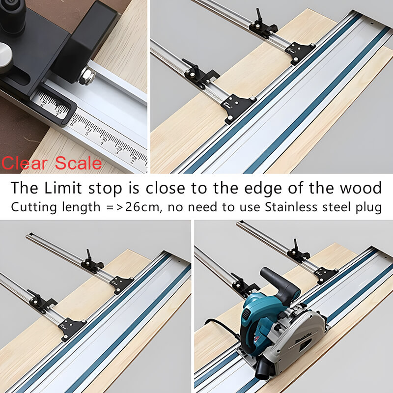 Wnew Best Track Saw Parallel Rail Guide System
