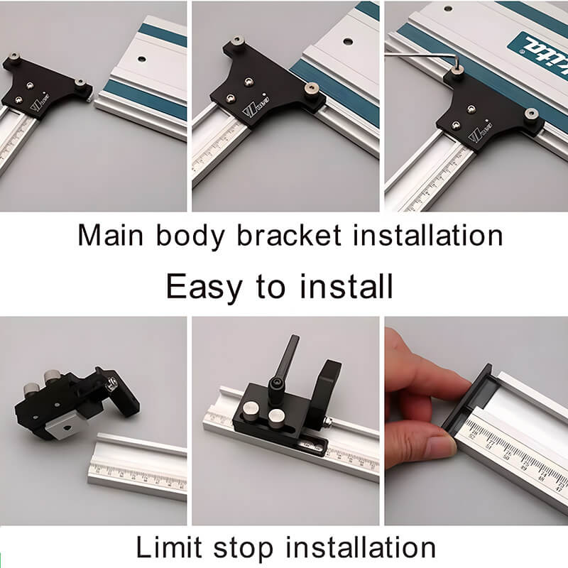 Wnew Best Track Saw Parallel Rail Guide System