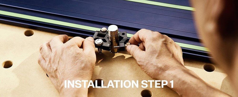 Folding Guide Rail Clamp for Festool and Makita Guide Rail