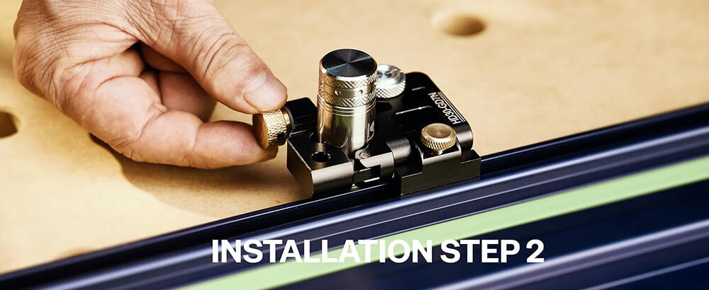 Folding Guide Rail Clamp for Festool and Makita Guide Rail