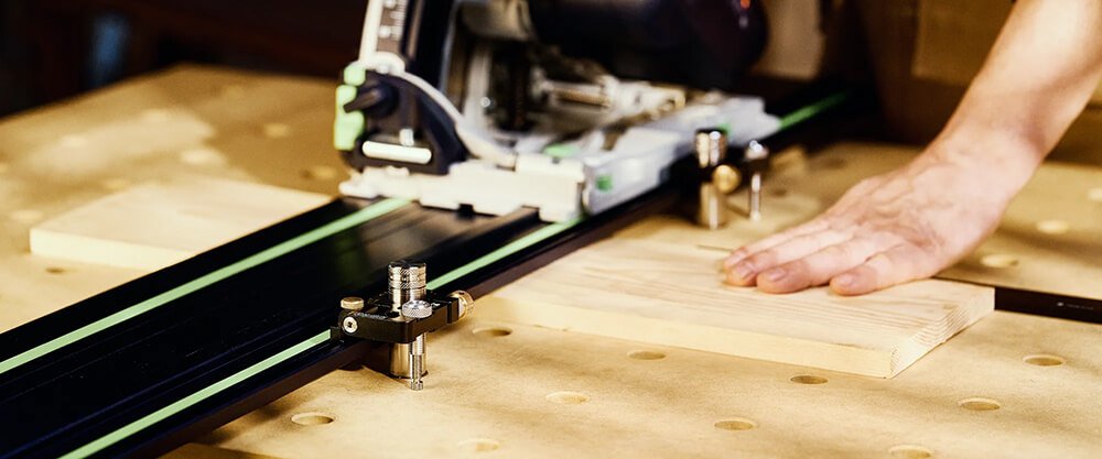 Folding Guide Rail Clamp for Festool and Makita Guide Rail