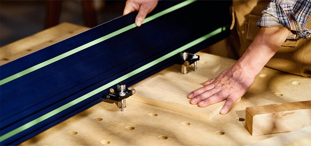 Folding Guide Rail Clamp for Festool and Makita Guide Rail