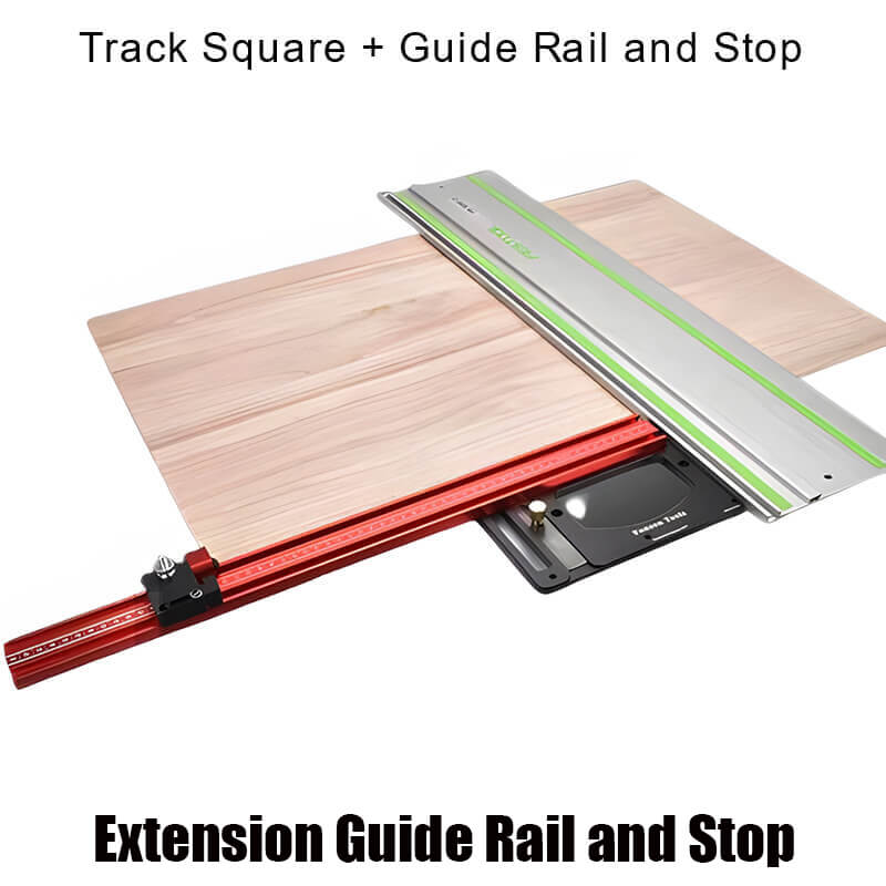 Levoite Track Saw Square 90 Degree Guide Rail Square