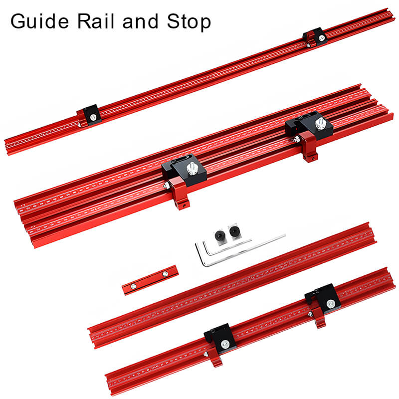 Levoite Track Saw Square Guide Rail and Stop