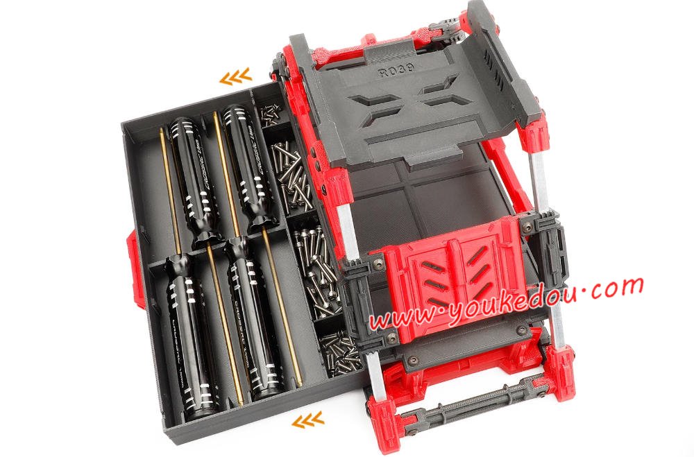 MJX H8E Upgrade Parts Display Stand and Stand Tool Box