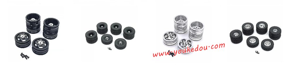 WPL B16 V2 Upgrade Parts Wheel Hub with Tires