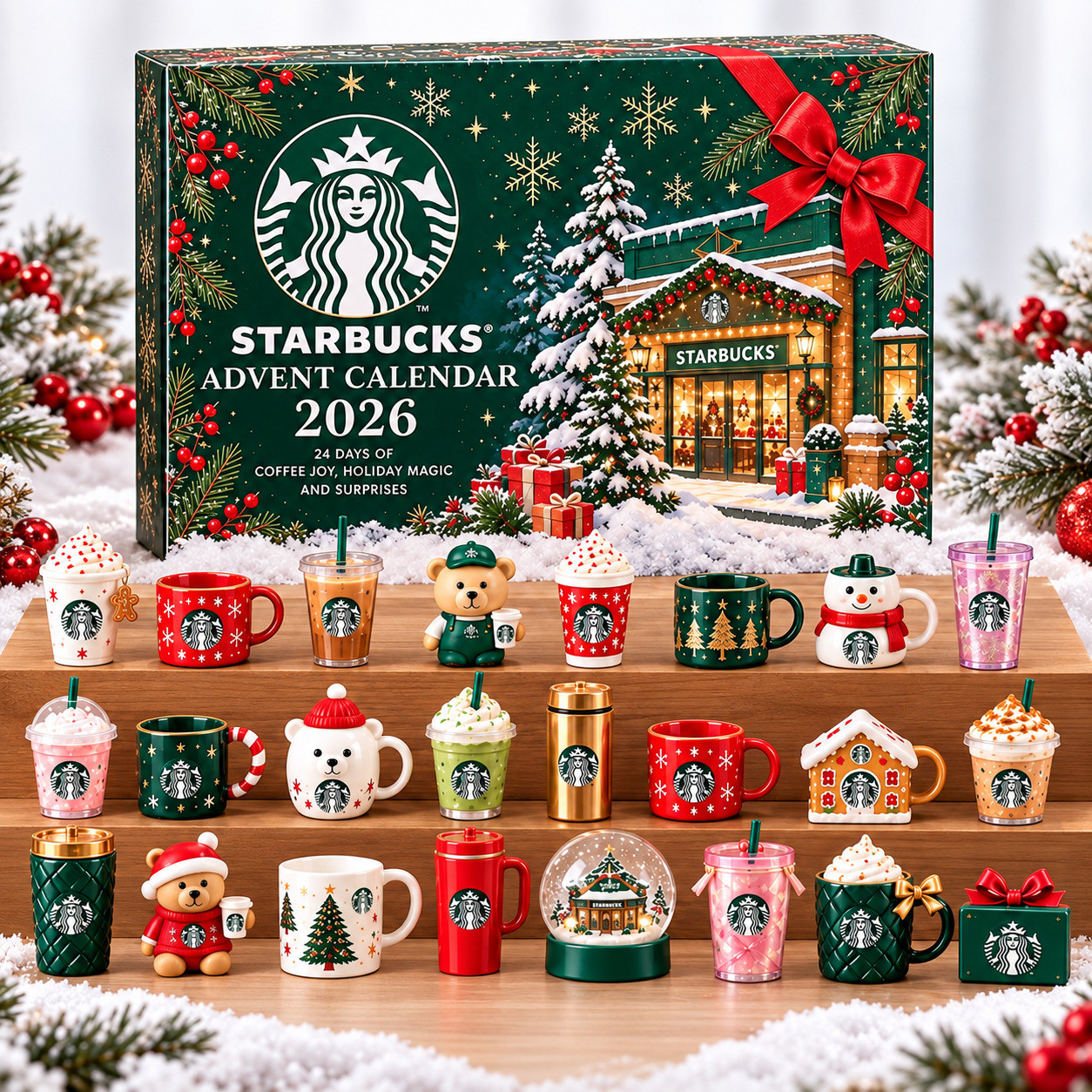 Starbucks Advent Calendar 2026 – 24 Days of Coffee & Mini