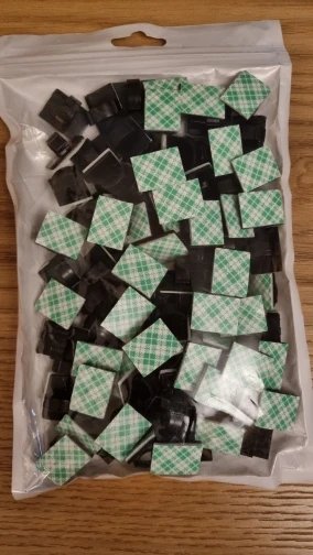 Customer photo: Adhesive Cable Clips