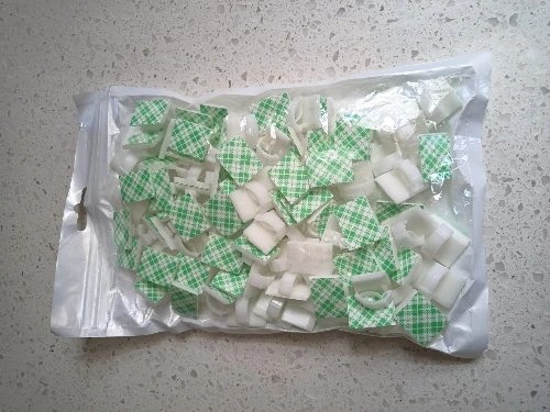 Customer photo: Adhesive Cable Clips (100-Pack)