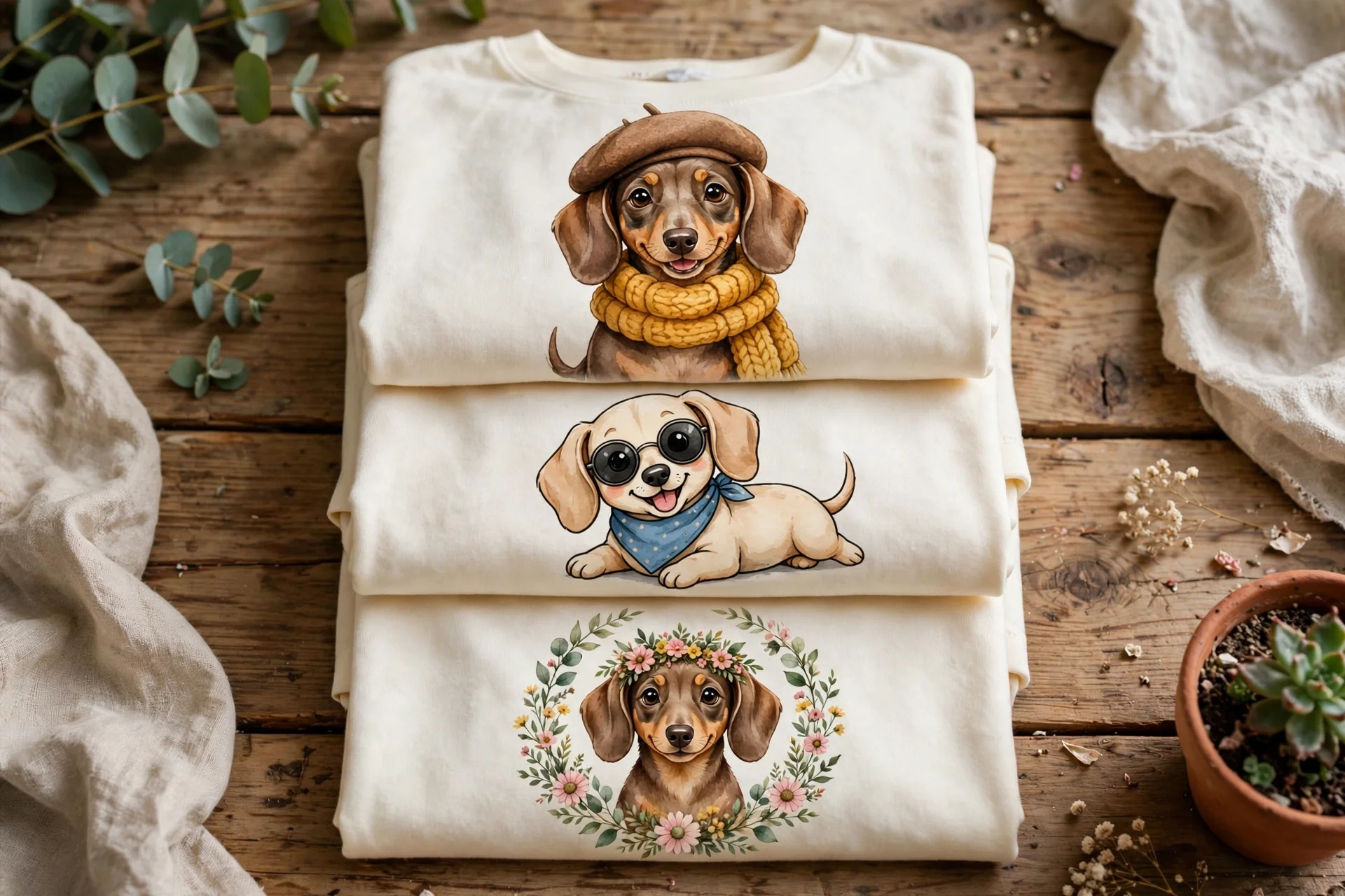Dachshund tees for everyday wear