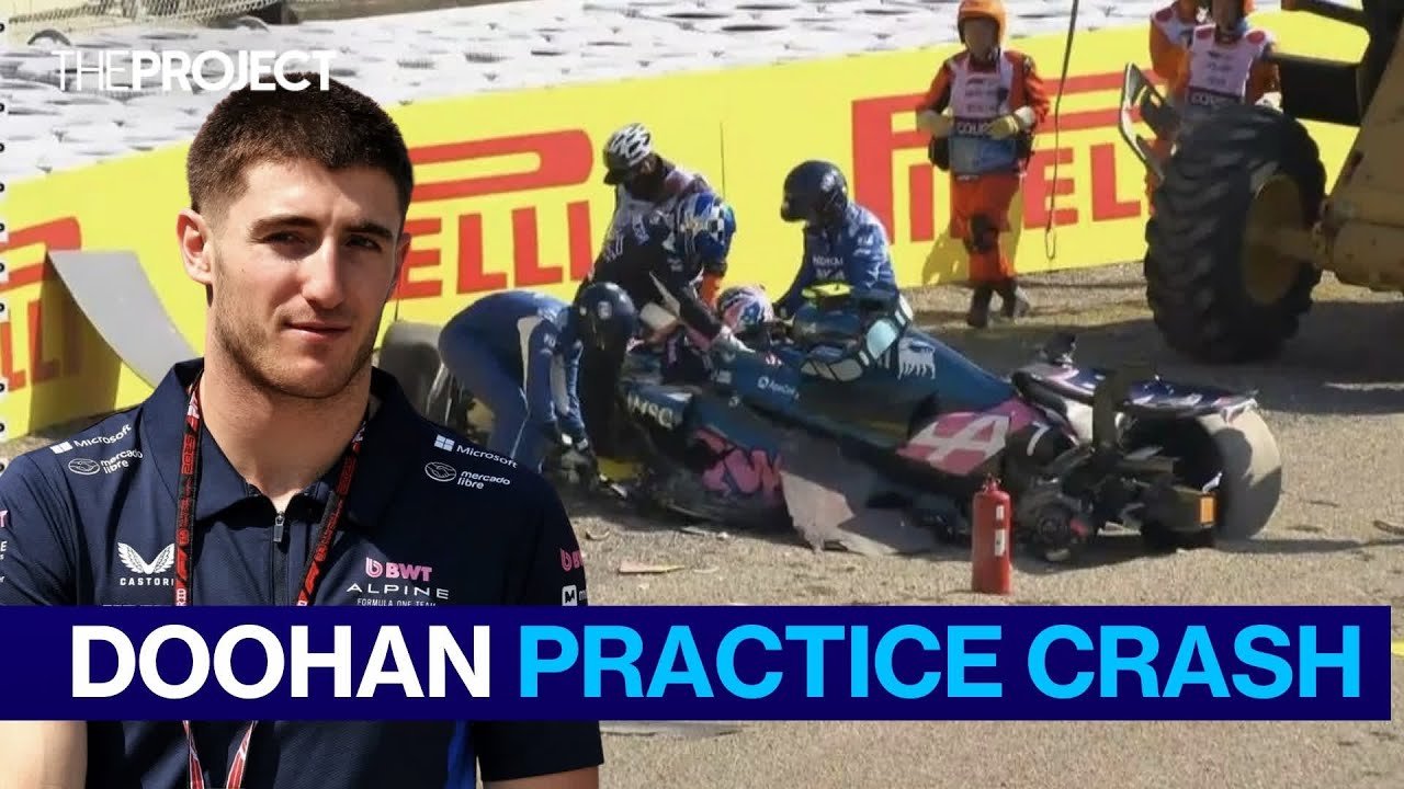 The Project video thumbnail for Aussie Jack Doohan's Huge F1 Suzuka Crash