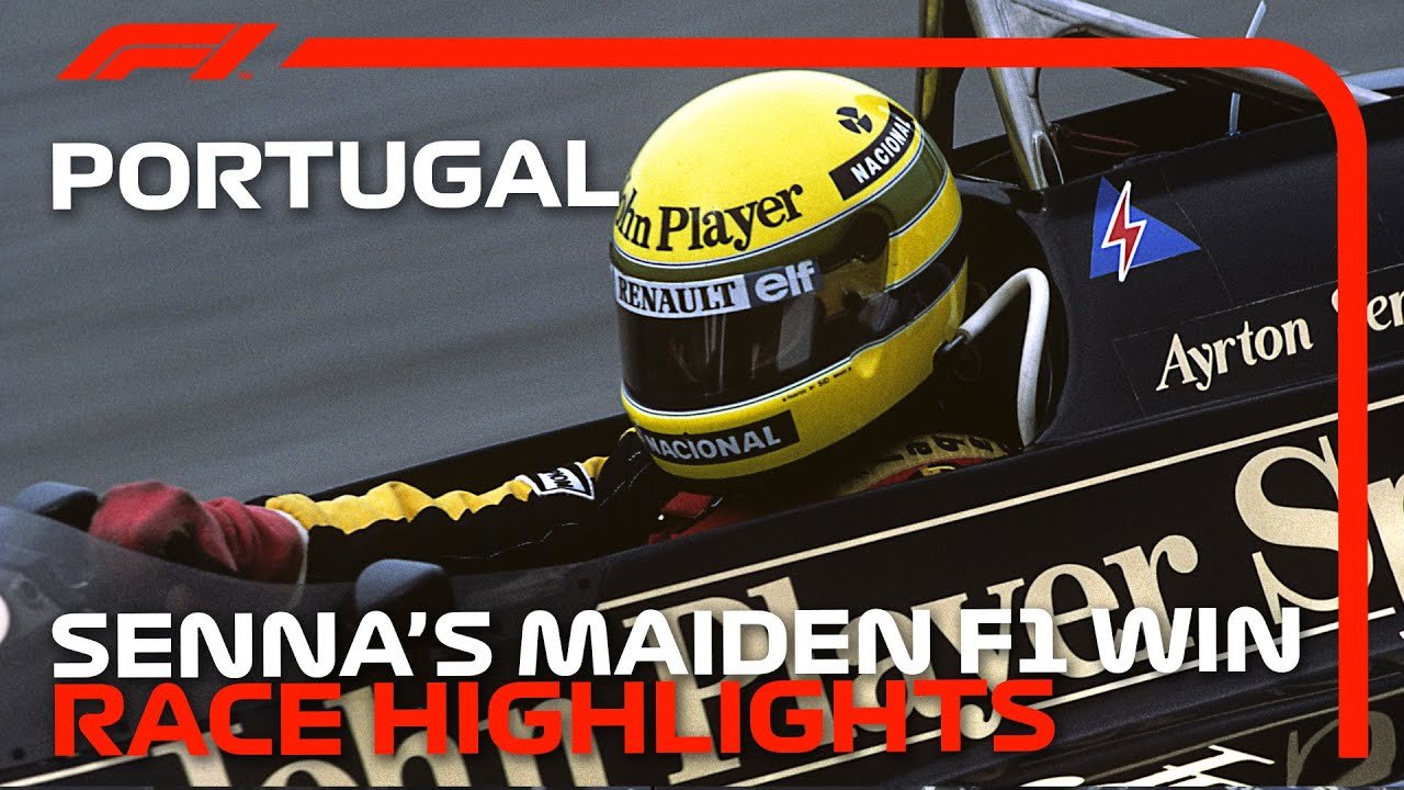 FORMULA 1 video thumbnail for Ayrton Senna's First Win! | 1985 Portuguese Grand Prix: Race Highlights