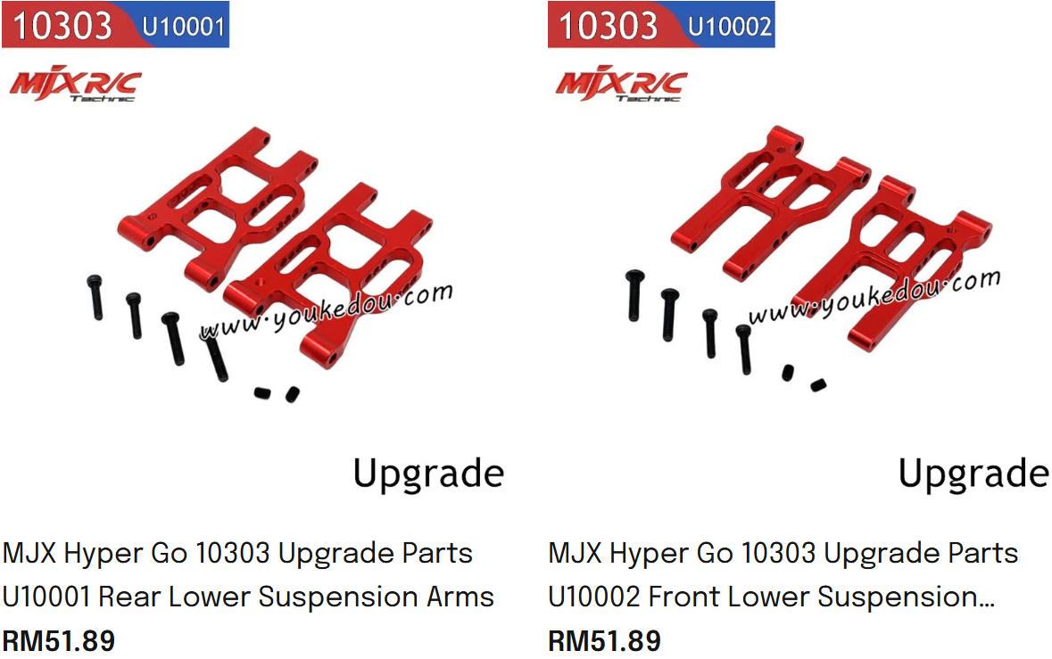 MJX Hyper Go 10303 Upgrade Parts
