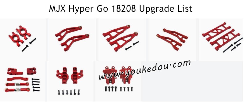 MJX Hyper Go 18208 Upgrade Parts List